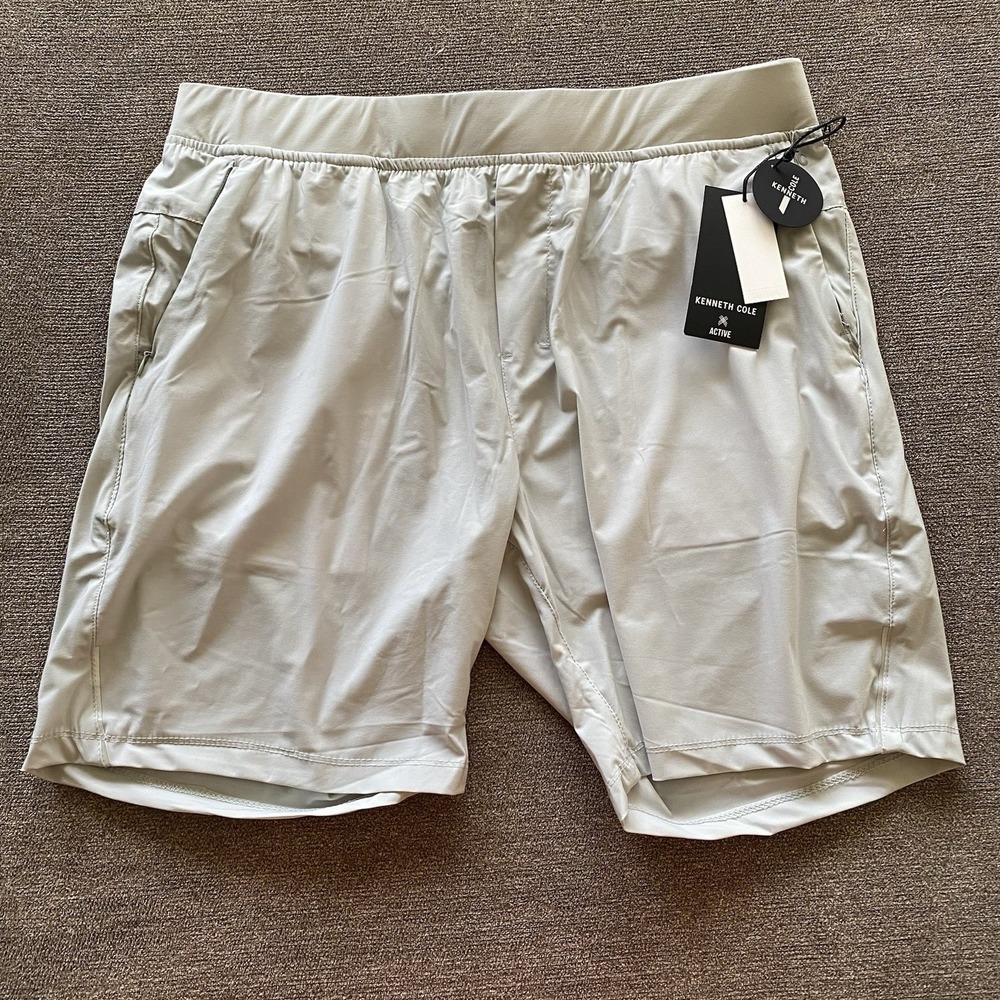 Kenneth Cole Men's Tech Short 7" Active Water Resistant Stretch Men's Sz Large